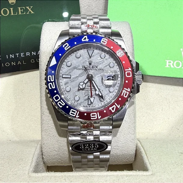 Relógio Rolex GMT-Master II Meteorite Pepsi