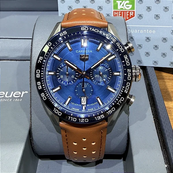 Relógio Tag Heuer Carrera Chronograph Black Dial