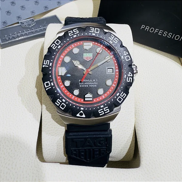 Relógio Tag Heuer Formula 1 Solargraph Steel Edition