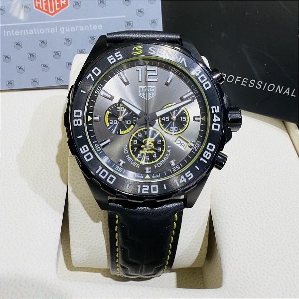 Relógio Tag Heuer Formula 1 Senna Special Edition Chronograph