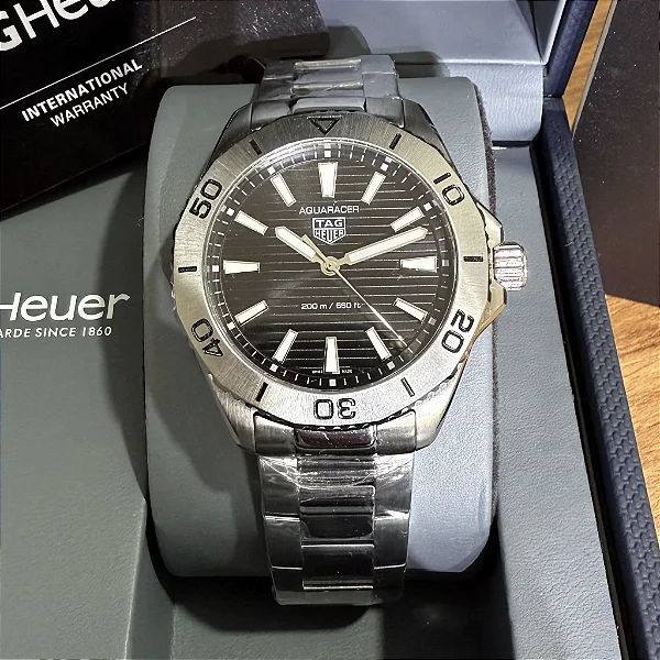 Relógio Tag Heuer Aquaracer Professional 200 Solargraph Black Titanium