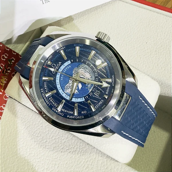 Relógio Omega Seamaster Aqua Terra Blue Dial