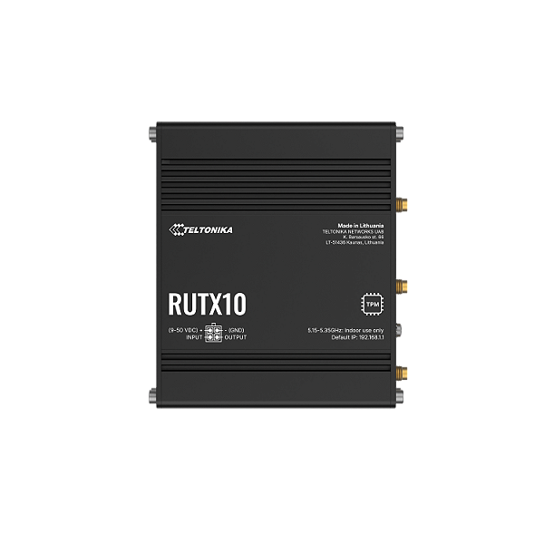 RUTX10 Roteador Industrial 4x Gigabit Ethernet + WI-FI & Bluetooth Teltonika