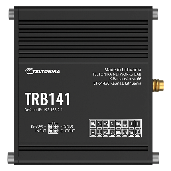 TRB141 Industrial IoT Gateway Celular 4G LTE com I/O Teltonika