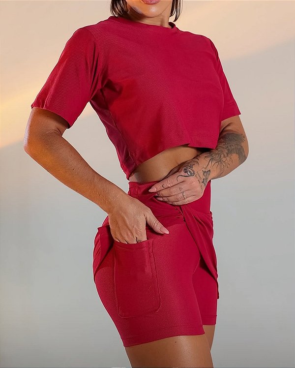 Short Saia Fitness com Bolso – Conforto & Estilo2