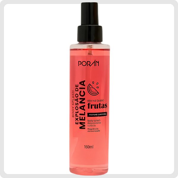 Body Splash Explosão De Melancia Porán Perfume Corporal