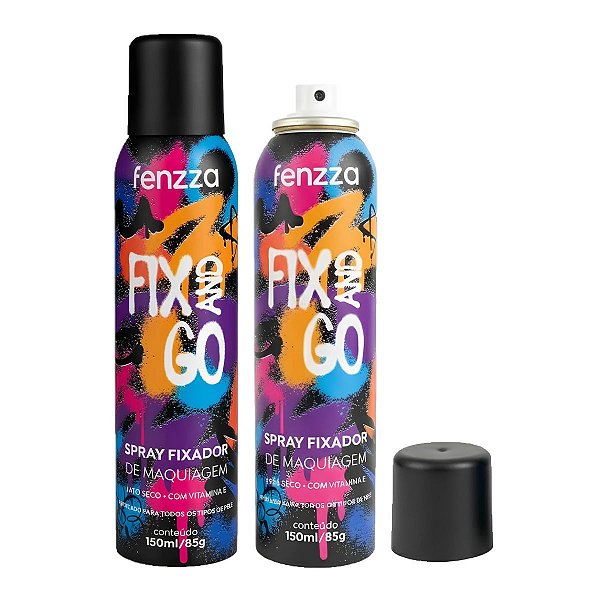 Fixador de Maquiagem Fix And Go Spray Fenzza
