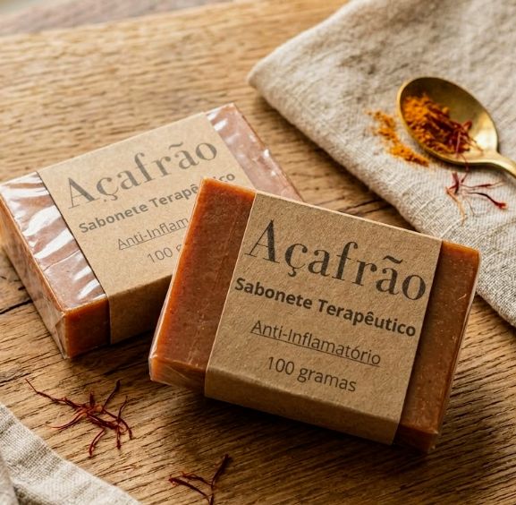 Sabonete Terapêutico de Açafrão
