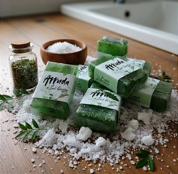 Sabonetes Energéticos Arruda e Sal Grosso