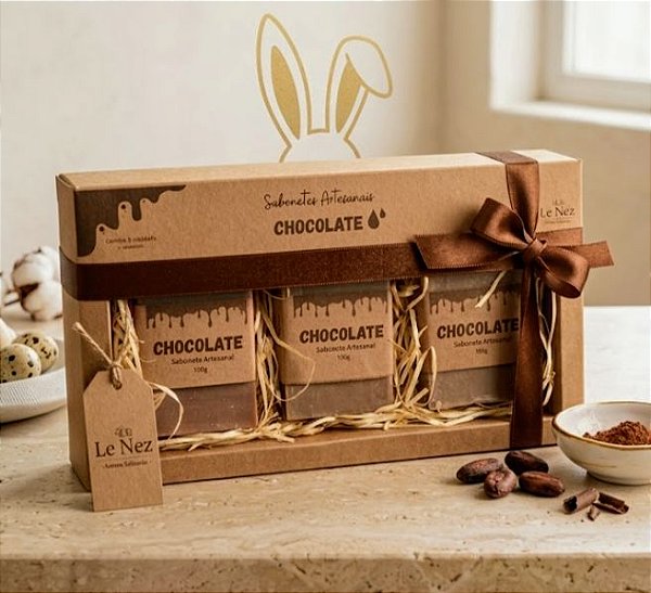 Kit Sabonetes Chocolate