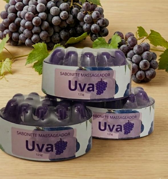 Sabonete Massageador de Uva