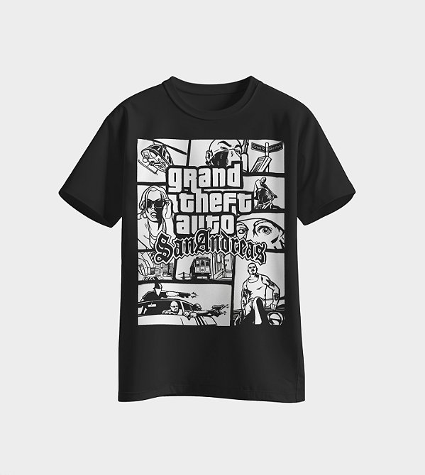 Camiseta Grand Theft Auto San Andreas