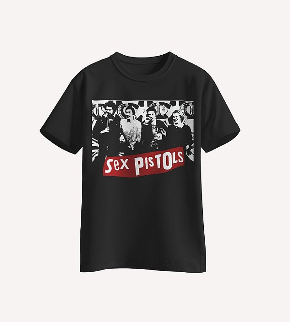 Camiseta da banda punk inglesa Sex Pistols