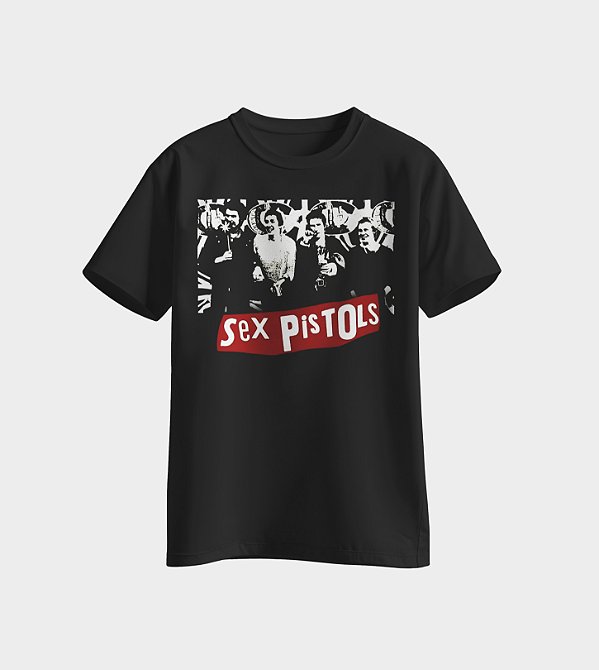 Camiseta da banda punk inglesa Sex Pistols