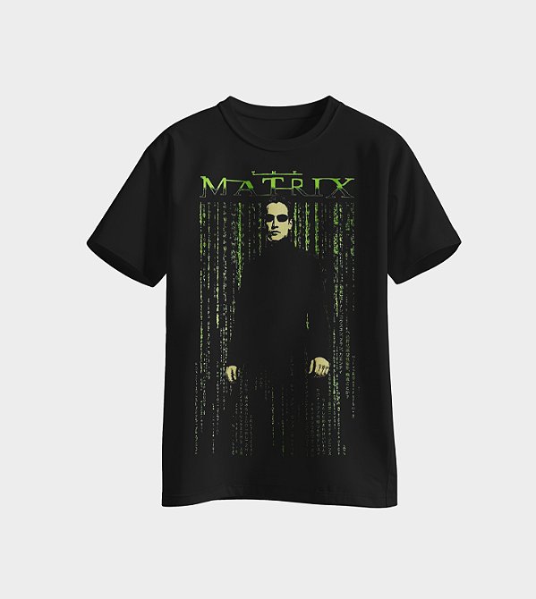 Camiseta do filme Matrix de 1999