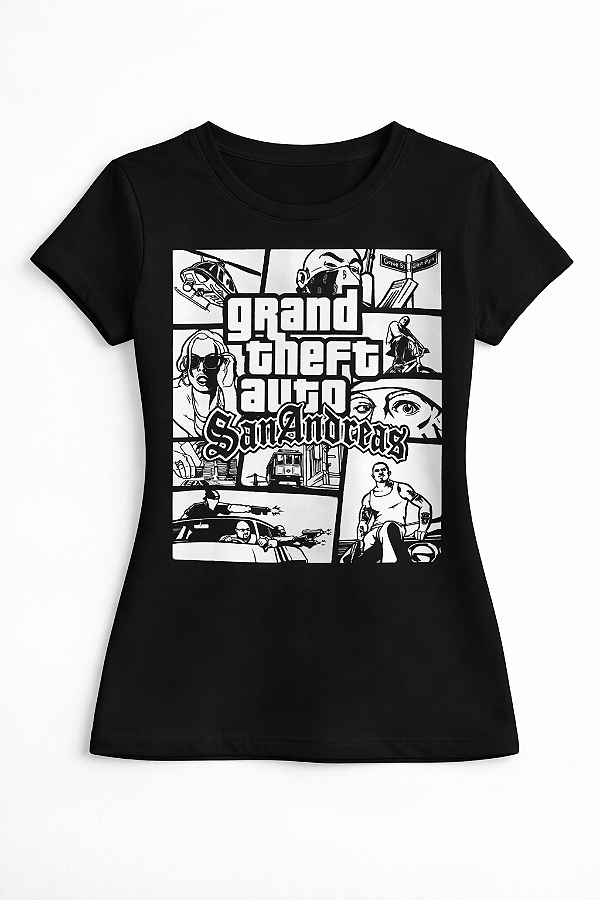 Camiseta Grand Theft Auto San Andreas