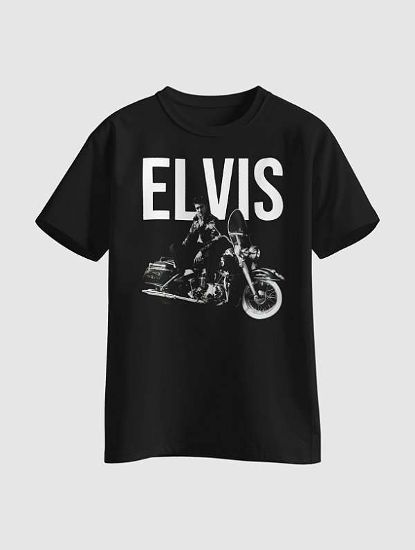 Camiseta do rei do rock Elvis Presley