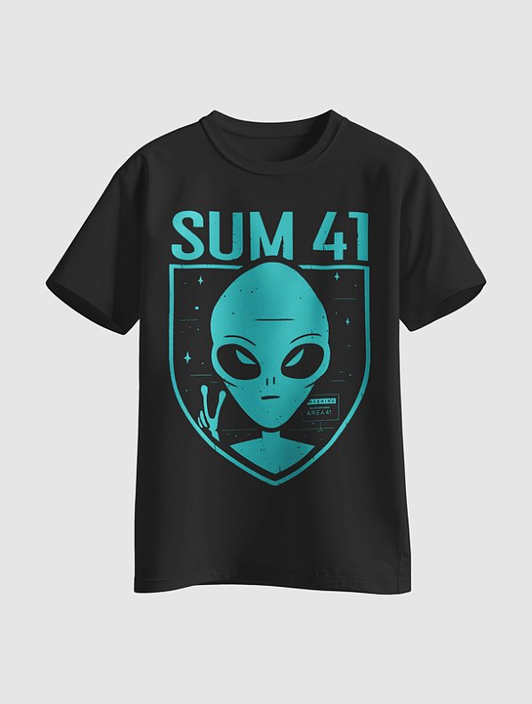 Camiseta da banda Sum 41