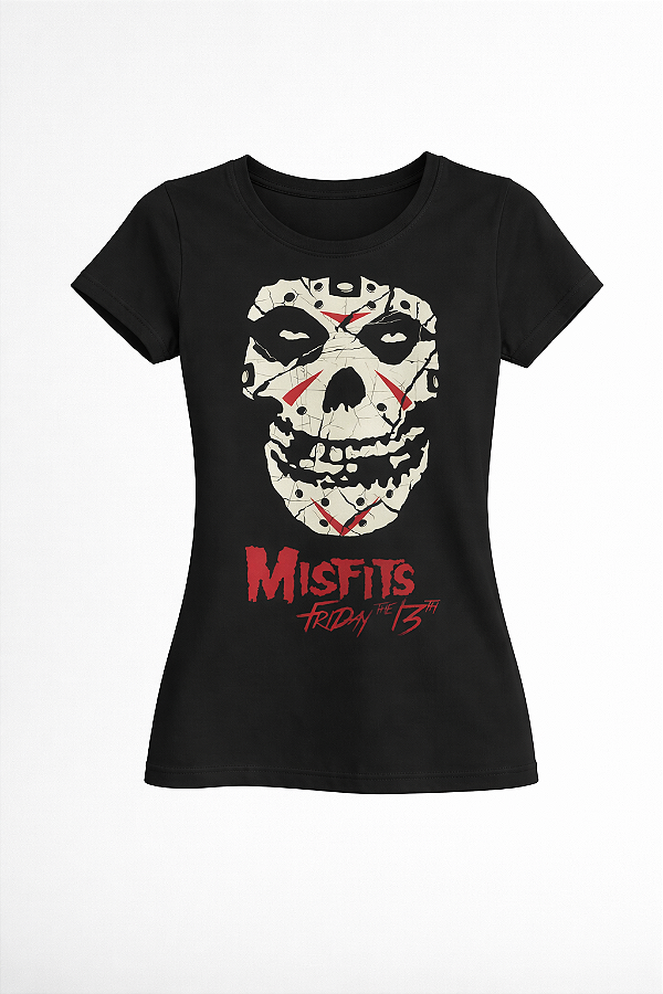Camiseta da banda Misfits