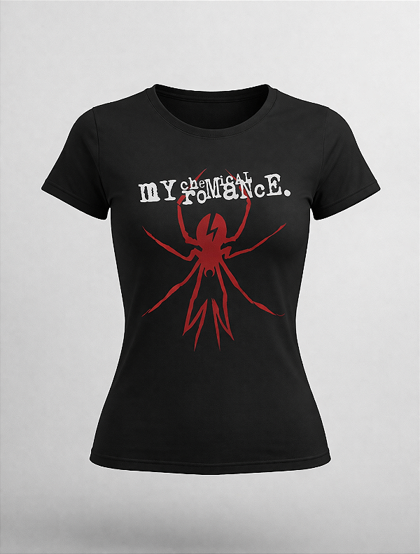 Camiseta da banda My Chemical Romance