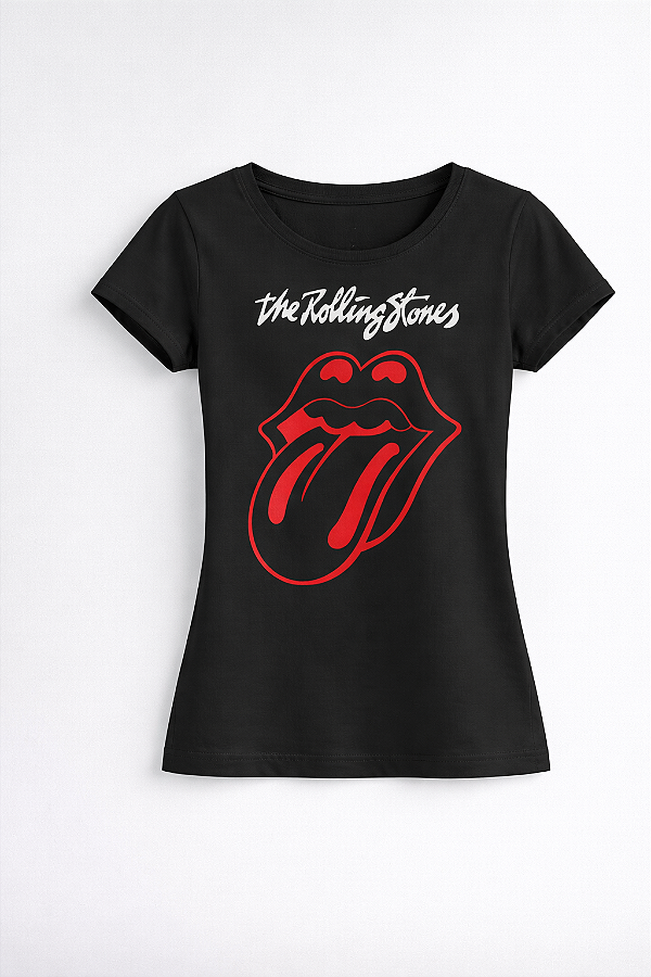 Camiseta da banda The Rolling Stones