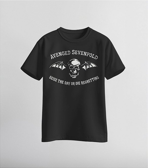 Camiseta da banda Avenged Sevenfold (A7X)
