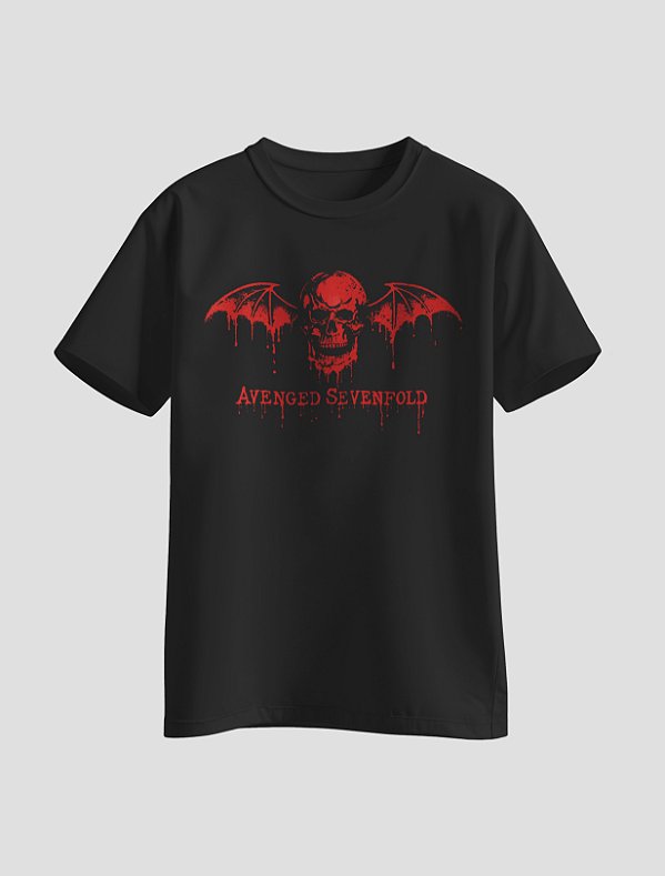 Camiseta da banda Avenged Sevenfold (A7X)