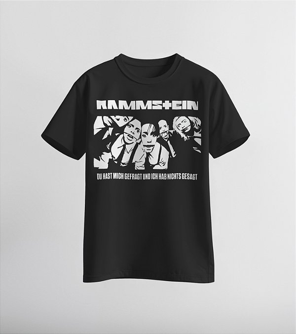 Camiseta da banda Rammstein