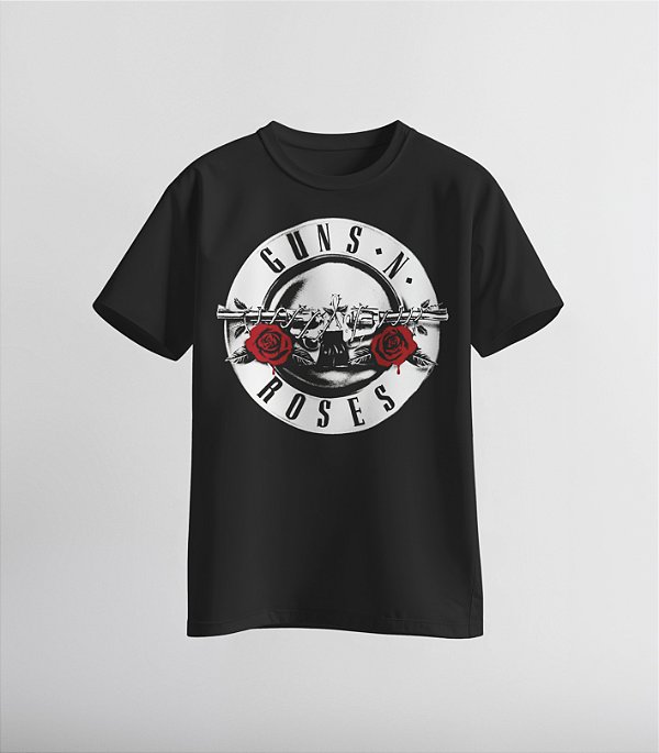 Camiseta da banda Guns N Roses