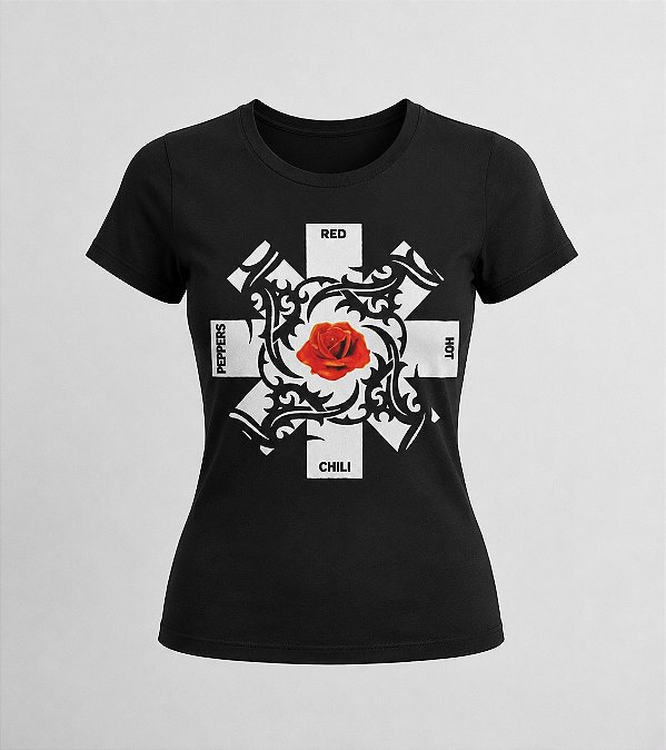 Baby look da banda Red Hot Chili Peppers com arte inspirada no álbum Blood Sugar Sex Magik