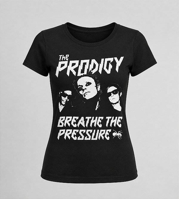 Baby look da banda The Prodigy com arte inspirada na música Breathe