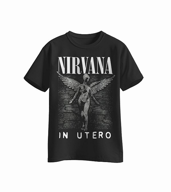 Camiseta da banda Nirvana Look Nirvana In Utero
