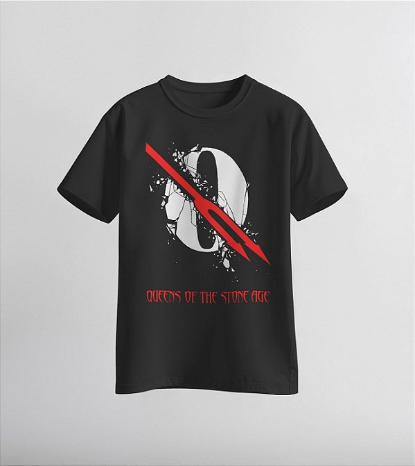 Camiseta da banda Queens of the Stone Age (QOTSA)