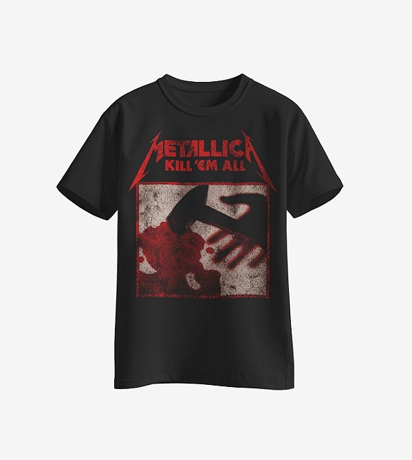 Camiseta da banda Metallica