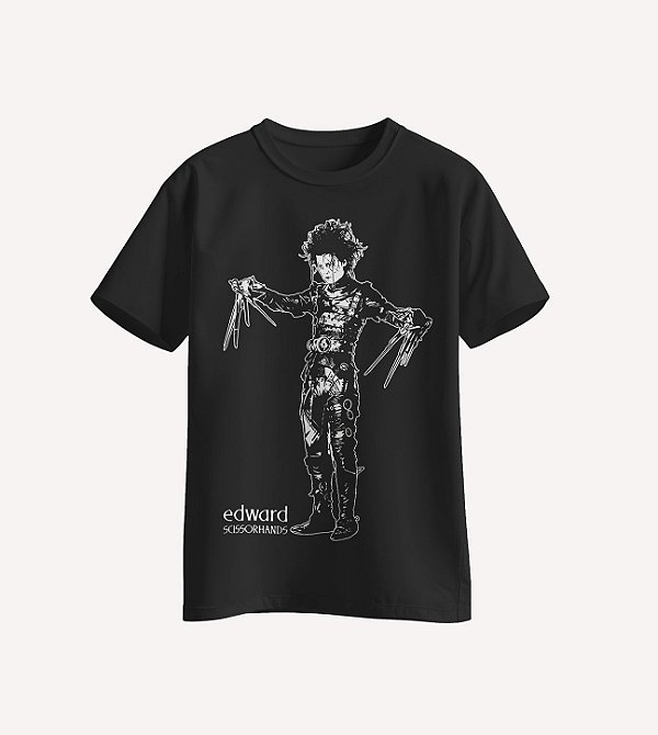 Camiseta Edward Mãos de Tesoura (Edward Scissorhands)