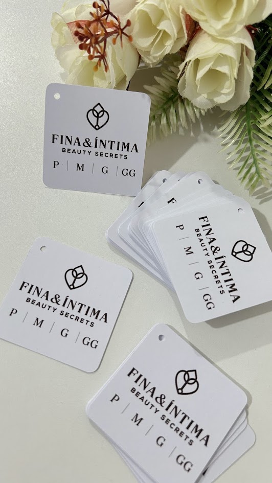 Etiqueta Para Roupas 4 cm - Personalizada