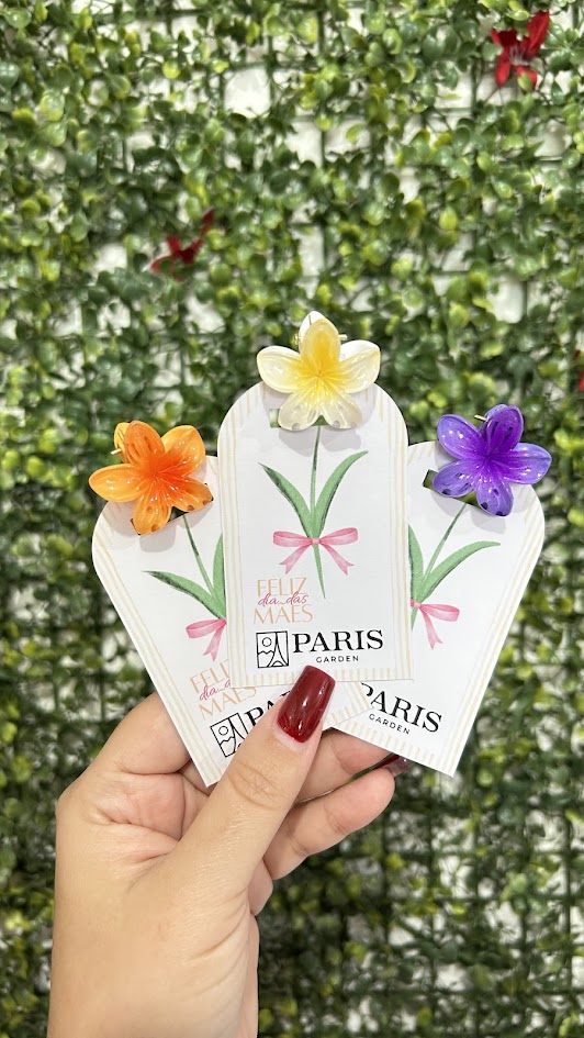 Mini Presilha Flor - Personalizado