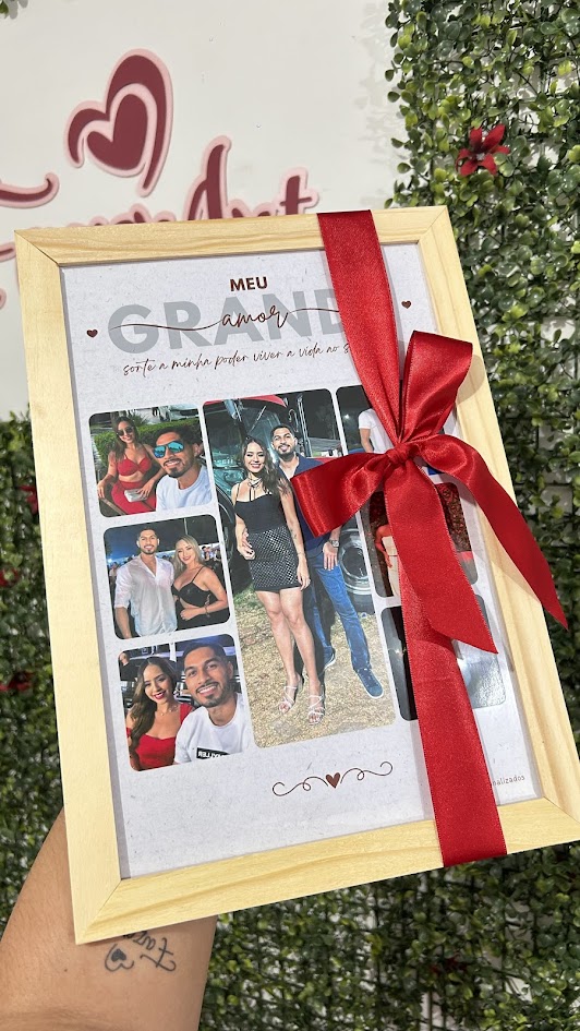Quadro Meu Grande Amor Personalizado