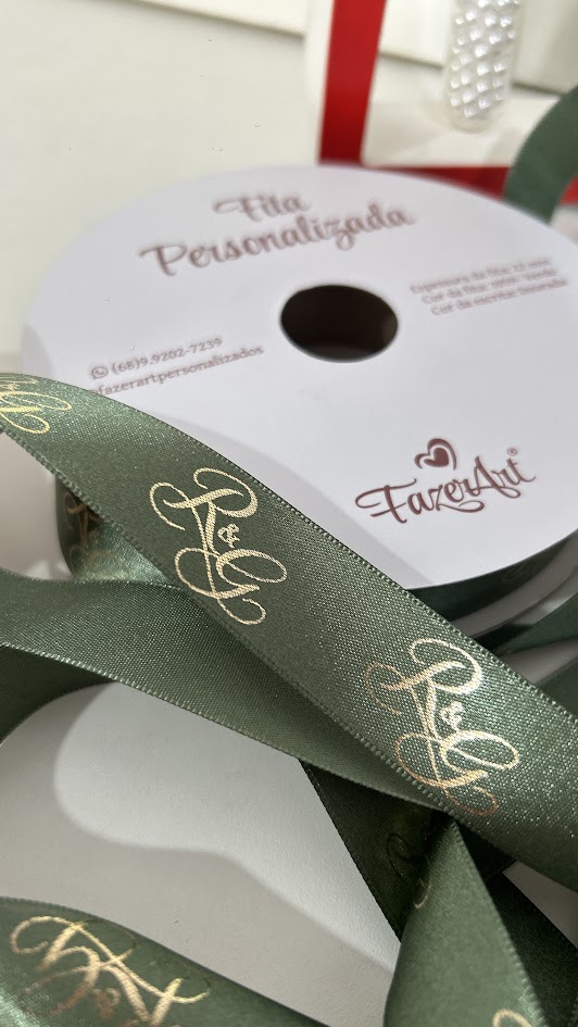 Fita de Cetim Personalizada - 30mm