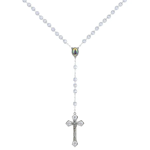 Terço Católico de Cristal