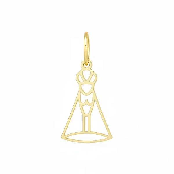 Pingente de Nossa Senhora Aparecida ouro 18K XI