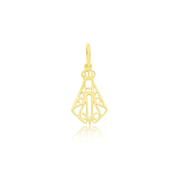 Pingente Nossa Senhora Aparecida de ouro 18k XIX
