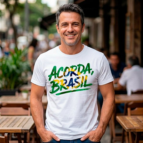 Camiseta Personalizada Acorda Brasil - Personalizada Anti Comunismo
