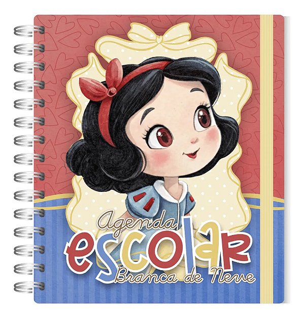 Agenda Permanente Sem Data Branca De Neve Personalizada