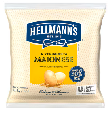 Maionese Hellmann’s Bag 1,6kg - uni