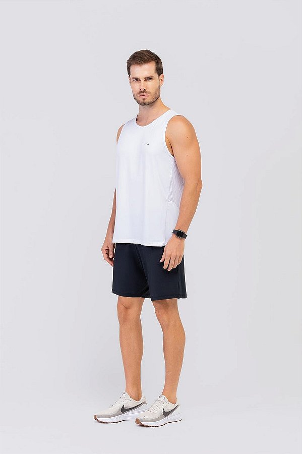 Bermuda Masculina com Bolso Ice Touch Preto MC Fitness