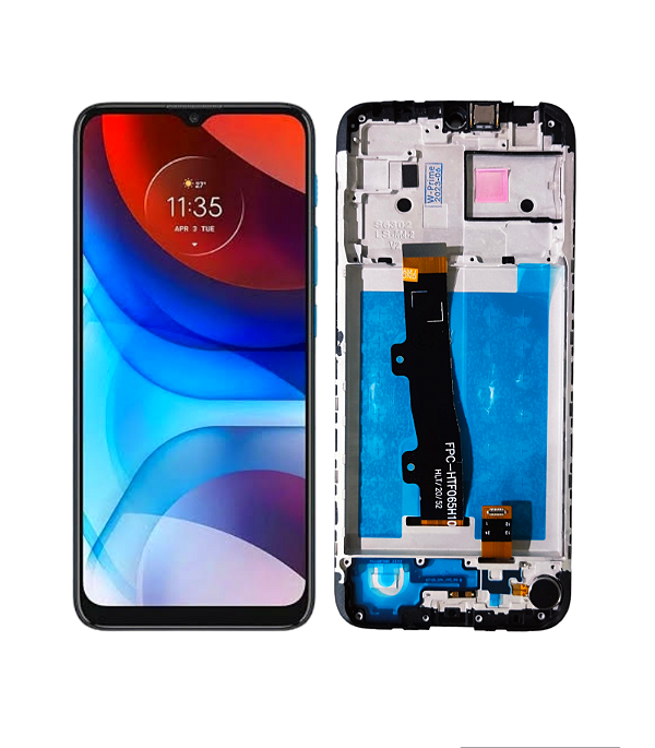 Frontal Motorola E7 POWER Com Aro