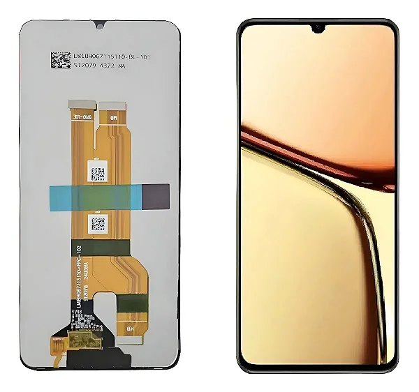 Frontal Realme Note 60/C61/C63 Sem Aro