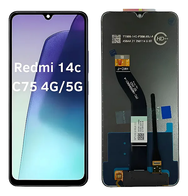 Frontal XIAOMI 14c/POCO C75 Sem Aro