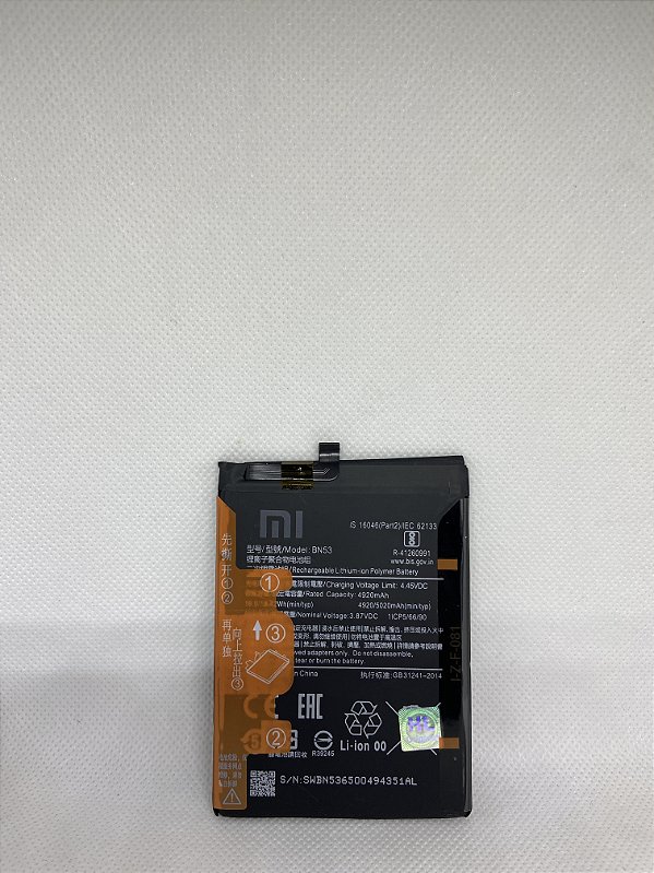 Bateria Xiaomi BN-53 (Note 9 Pro)